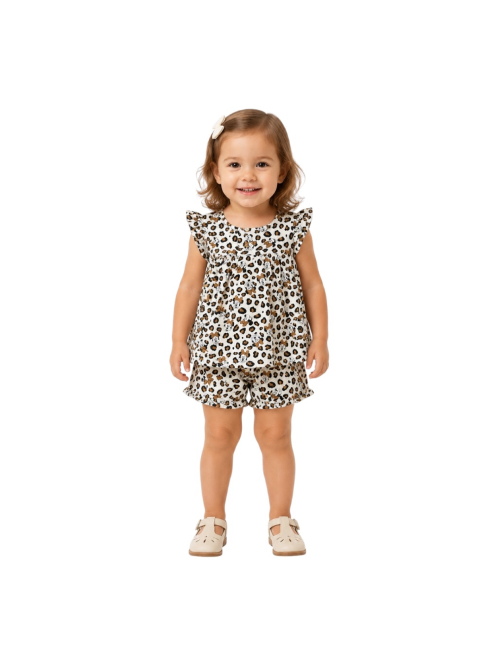 Disney Baby Minnie Mouse Leopard Print 2-Piece Outfit 24M